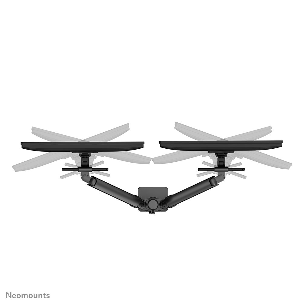 Neomounts DS65S-950BL2 Monitor arm 24-34" - gas spring - Topfix - multi-adjustable - 180°-stop